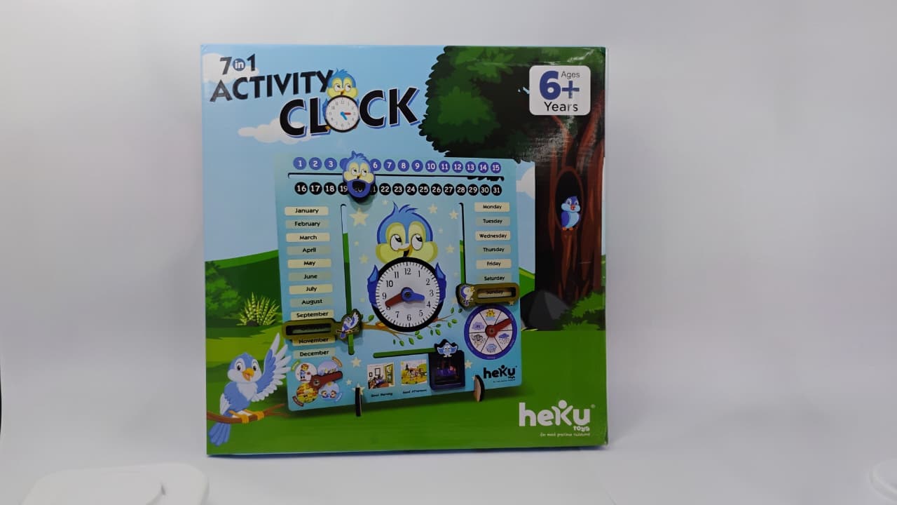 7 IN 1 ACTIVITY CLOCK HEKU 7 IN 1 ACTIVITY CLOCK HEKU - Image 1