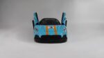 Maserati MC20 Die-Cast Model. 1:22 scale BLUE WITH ORANGE STRIPES - Image 3