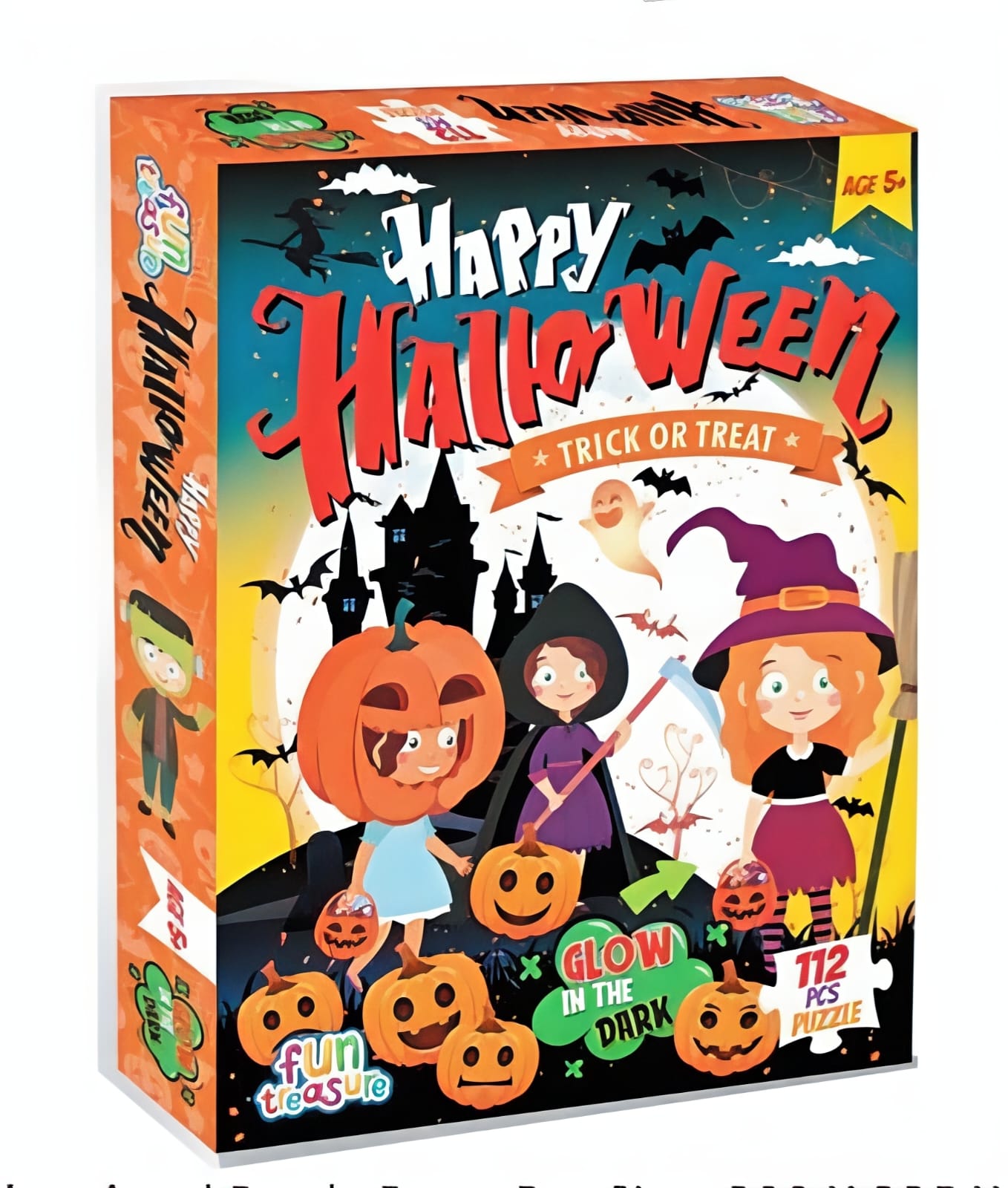 HAPPY HALLOWEEN GLOW IN DARK PUZZLE HAPPY HALLOWEEN GLOW IN DARK PUZZLE - Image 1