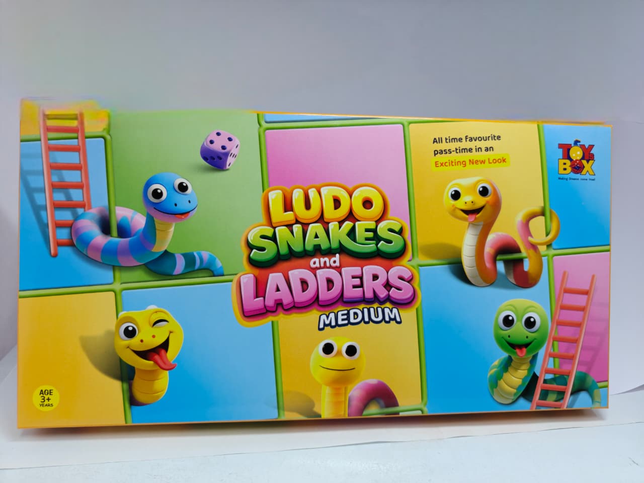 LUDO SNAKES AND LADDERS MEDIUM LUDO SNAKES AND LADDERS MEDIUM - Image 1