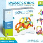 MAGNETIC STICKS 36 PCS