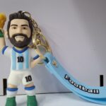 MESSI WHITE JERSEY KEYCHAIN