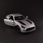 Metal Toy Model Of A Silver Mercedes-AMG GT