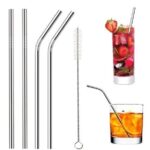 STAINLESS STEEL STRAW SET WITH BRUSH