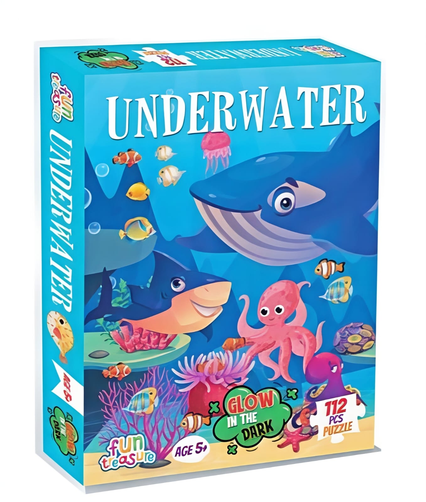 UNDERWATER GLOW IN DARK PUZZLE UNDERWATER GLOW IN DARK PUZZLE - Image 1