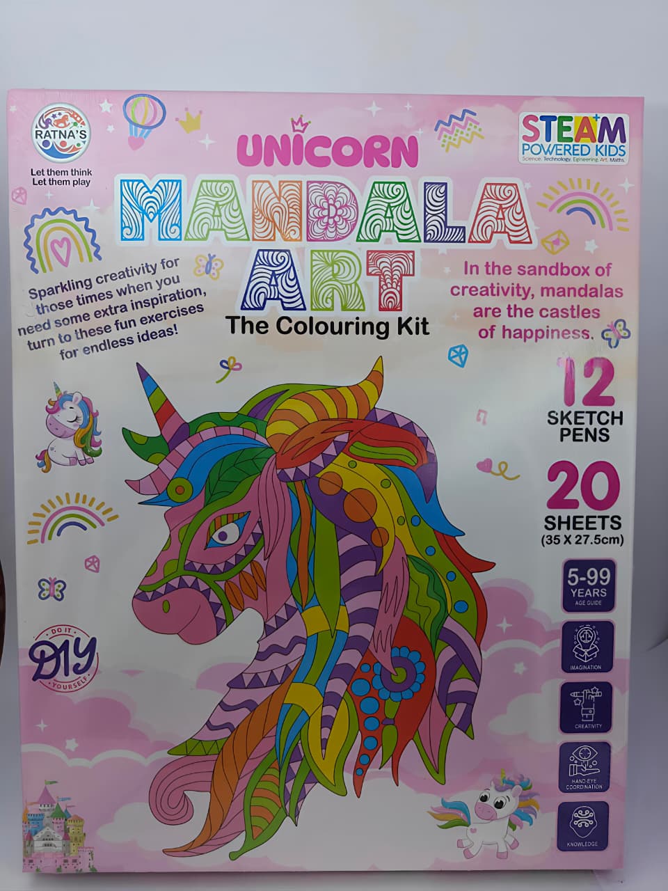 UNICORN MANDALA ART RATNA UNICORN MANDALA ART RATNA - Image 1