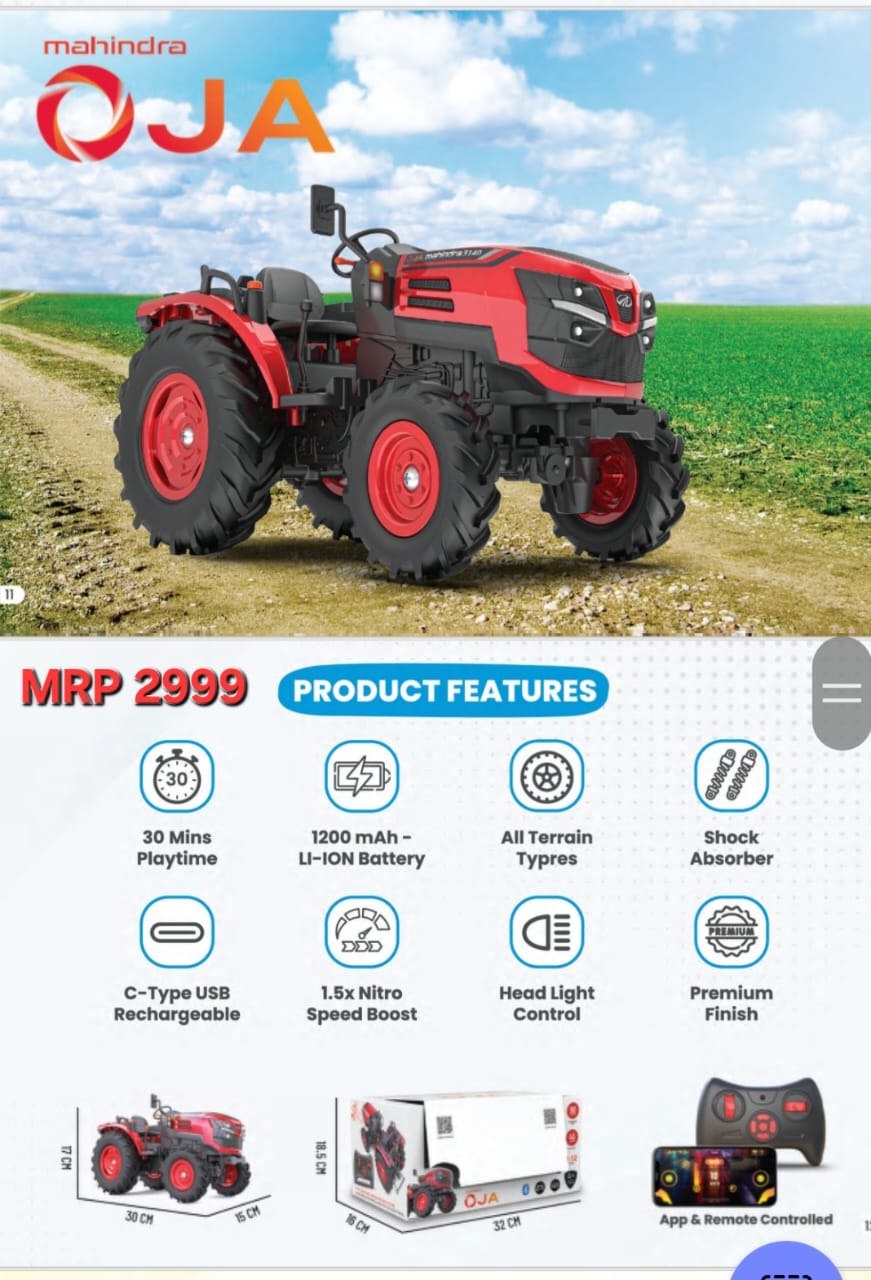 WhatsApp Image 2026-08-23 at 12.26.32 PM (1) MAHINDRA OJA TRACTOR RC - Image 1