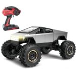 TESLA Rock Crawler RC Car with 2.4GHz Remote Control, Alloy Material, Off-Road Race k & Sliver - Image 2